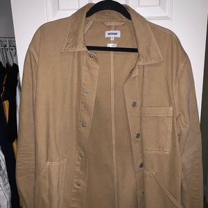 ASOS Weekday Denim Shirt in Tan